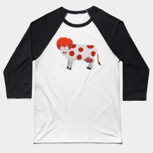 Ginger Cow Baseball T-Shirt